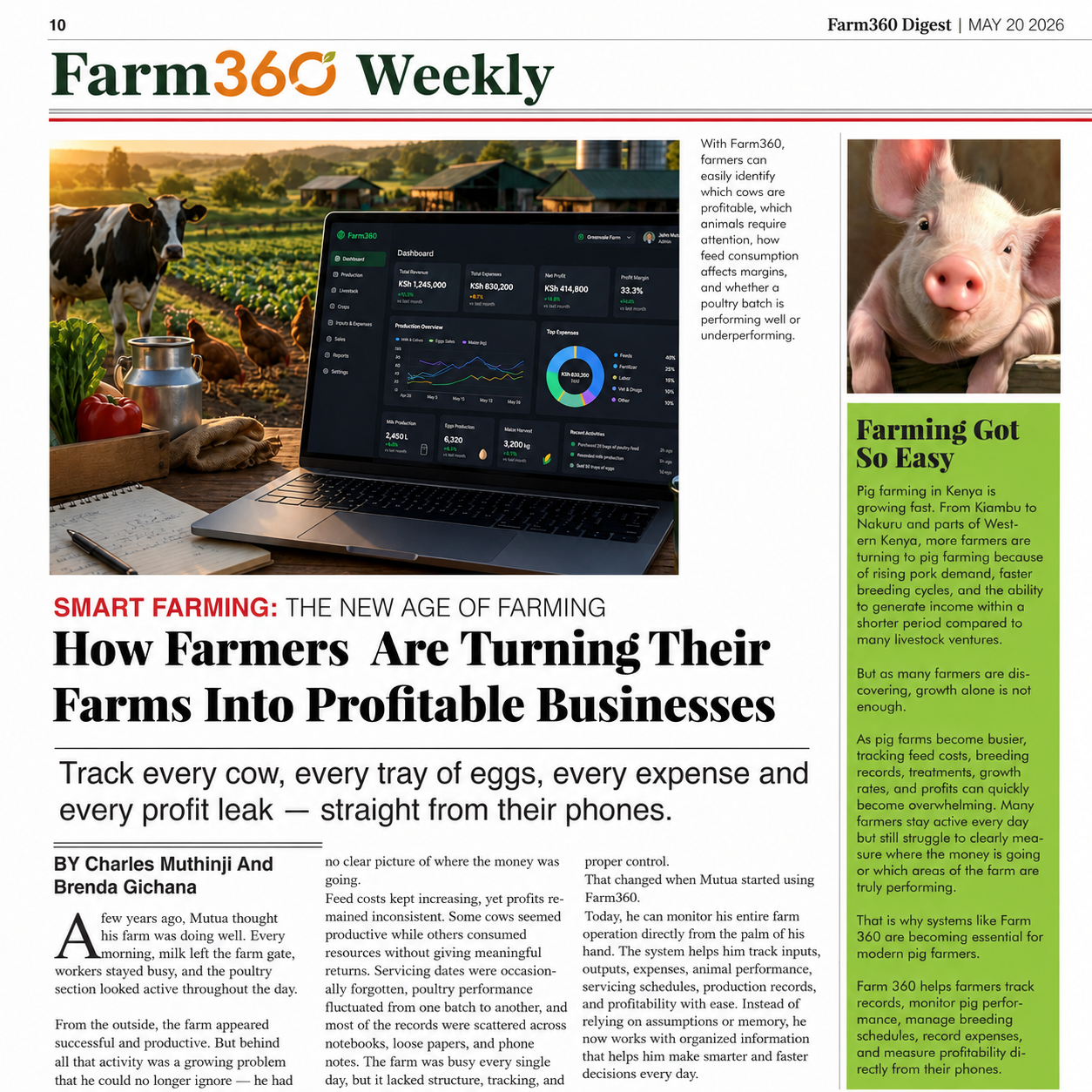 Farm360 newspaper review
